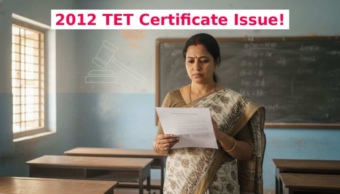 2012 TET Certificate